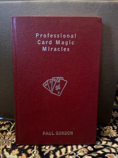 Professional Card Magic Miracles - Paul Gordon
