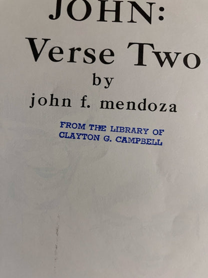 John: Verse Two - John Mendoza