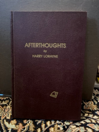 Afterthoughts - Harry Lorayne