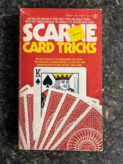 Scarne On Card Tricks - John Scarne (pb)