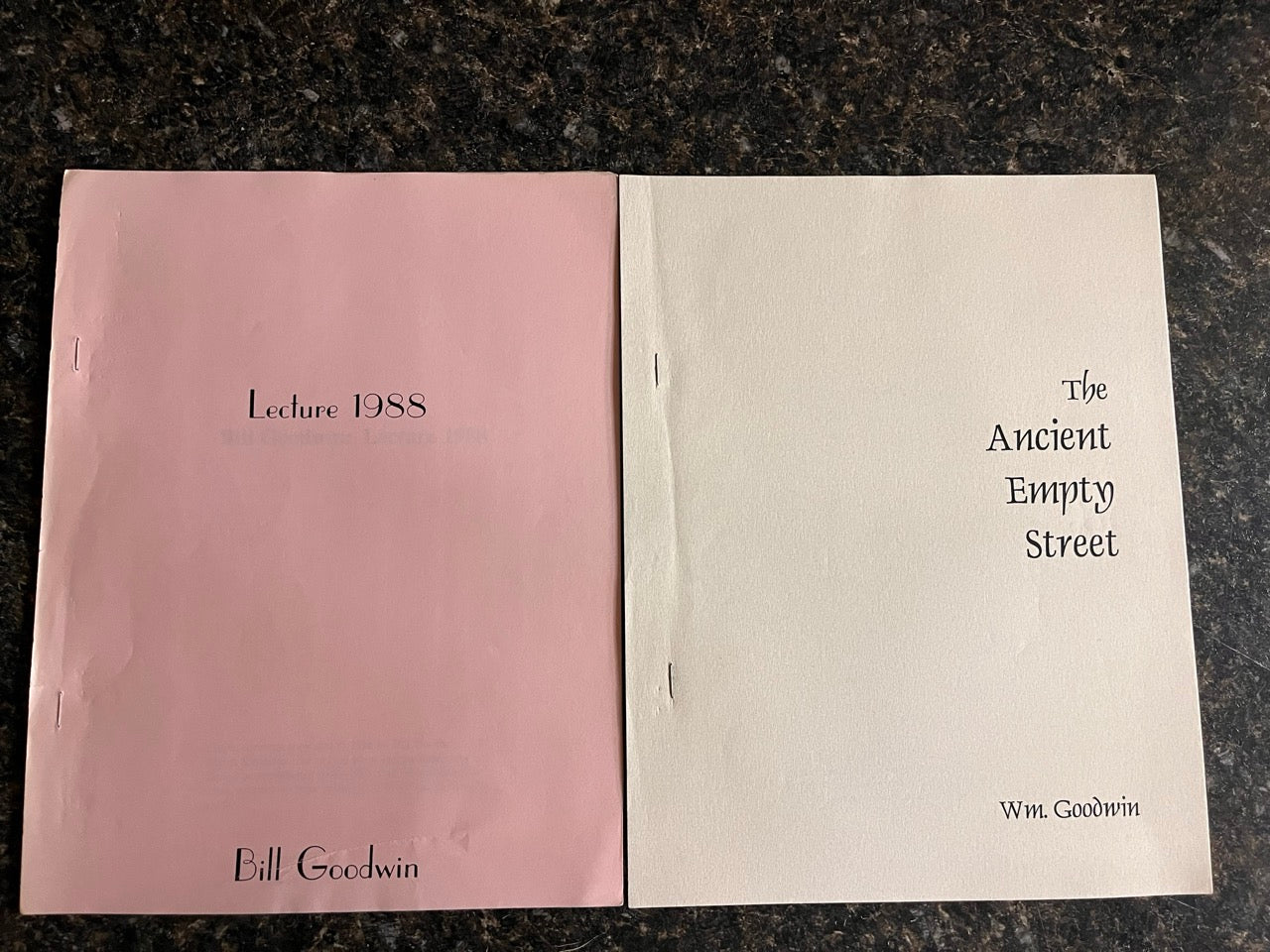 2 William Goodwin Manuscripts