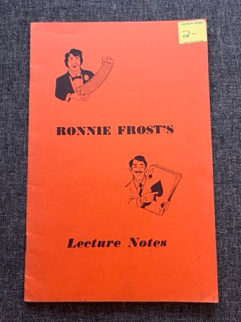 Ronnie Frost's Lecture Notes