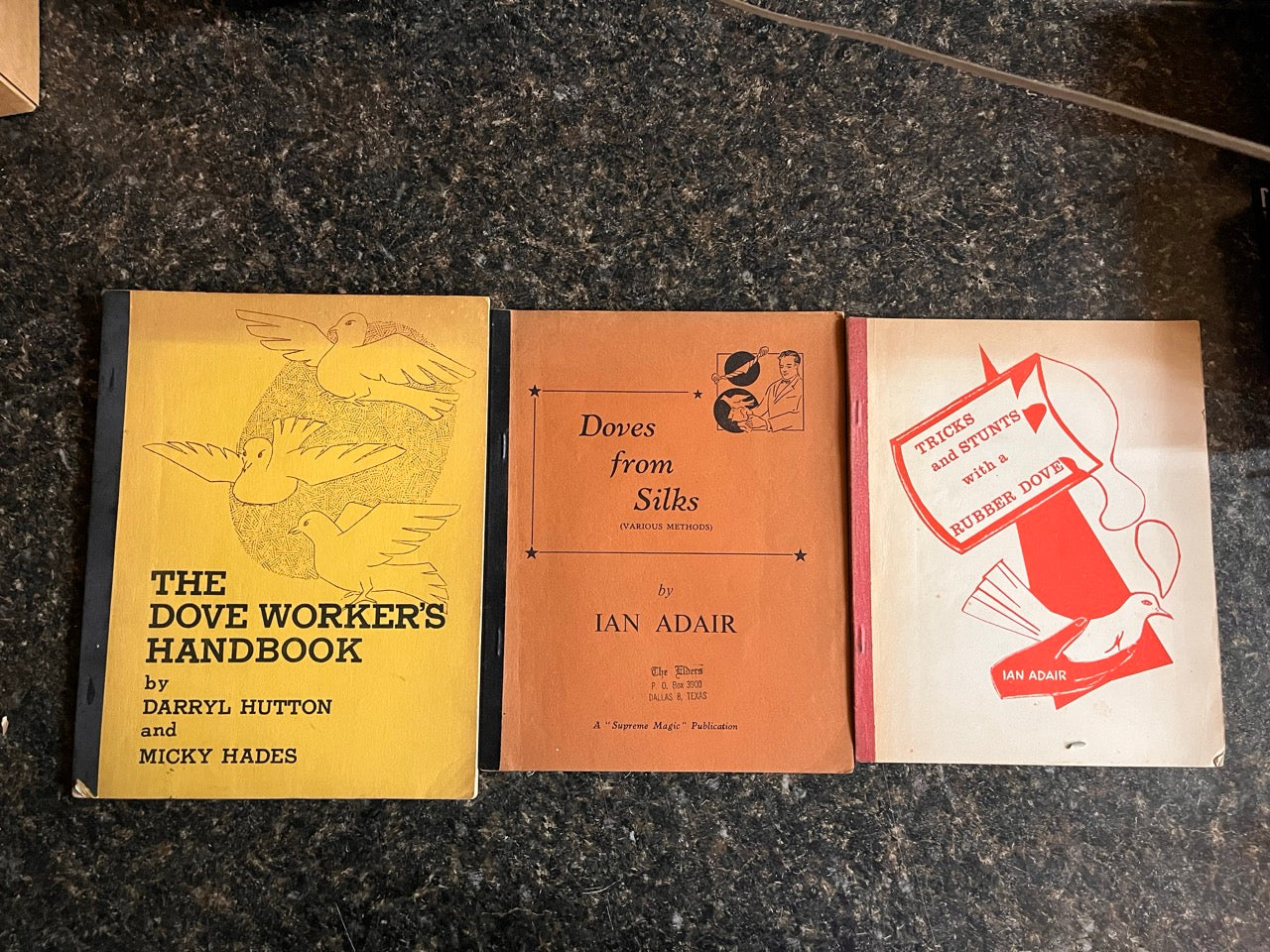 3 Dove Worker's Books - Hades, Adair, Hutton