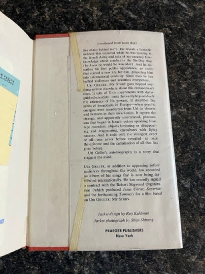 Uri Geller: My Story (former library copy)