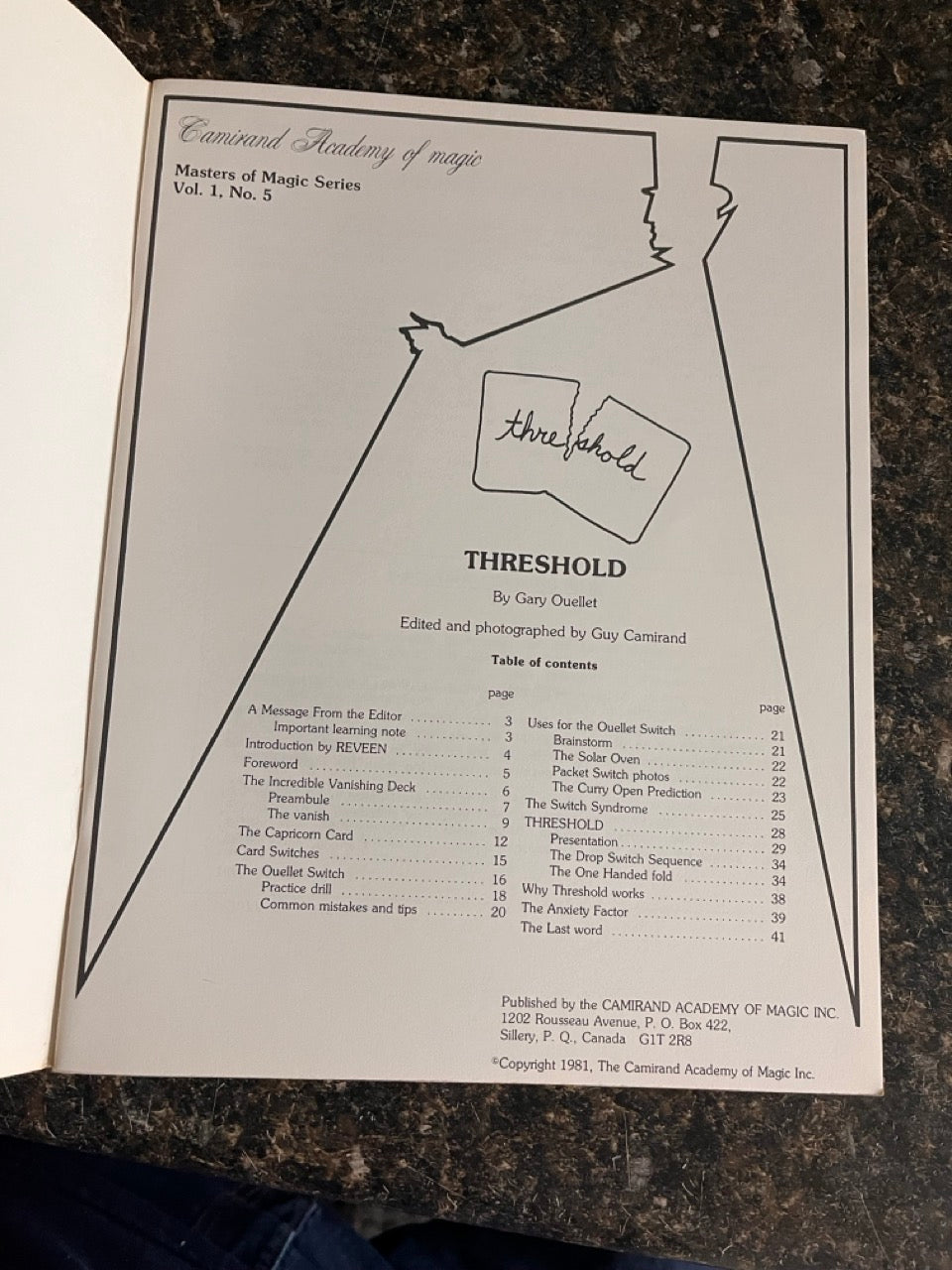 4 Masters of Magic Series Manuscripts - Camirand Academy