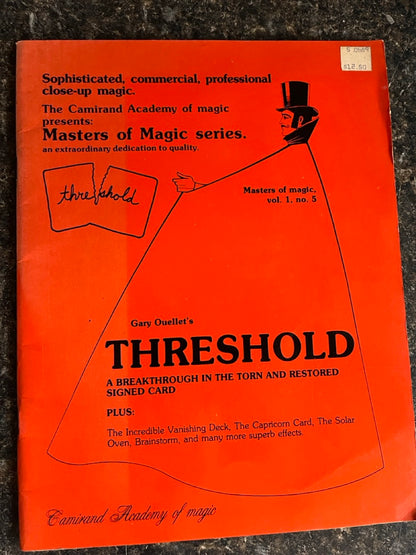 Masters of Magic Series, Vol 1. # 5 (Threshold) - Camirand Academy