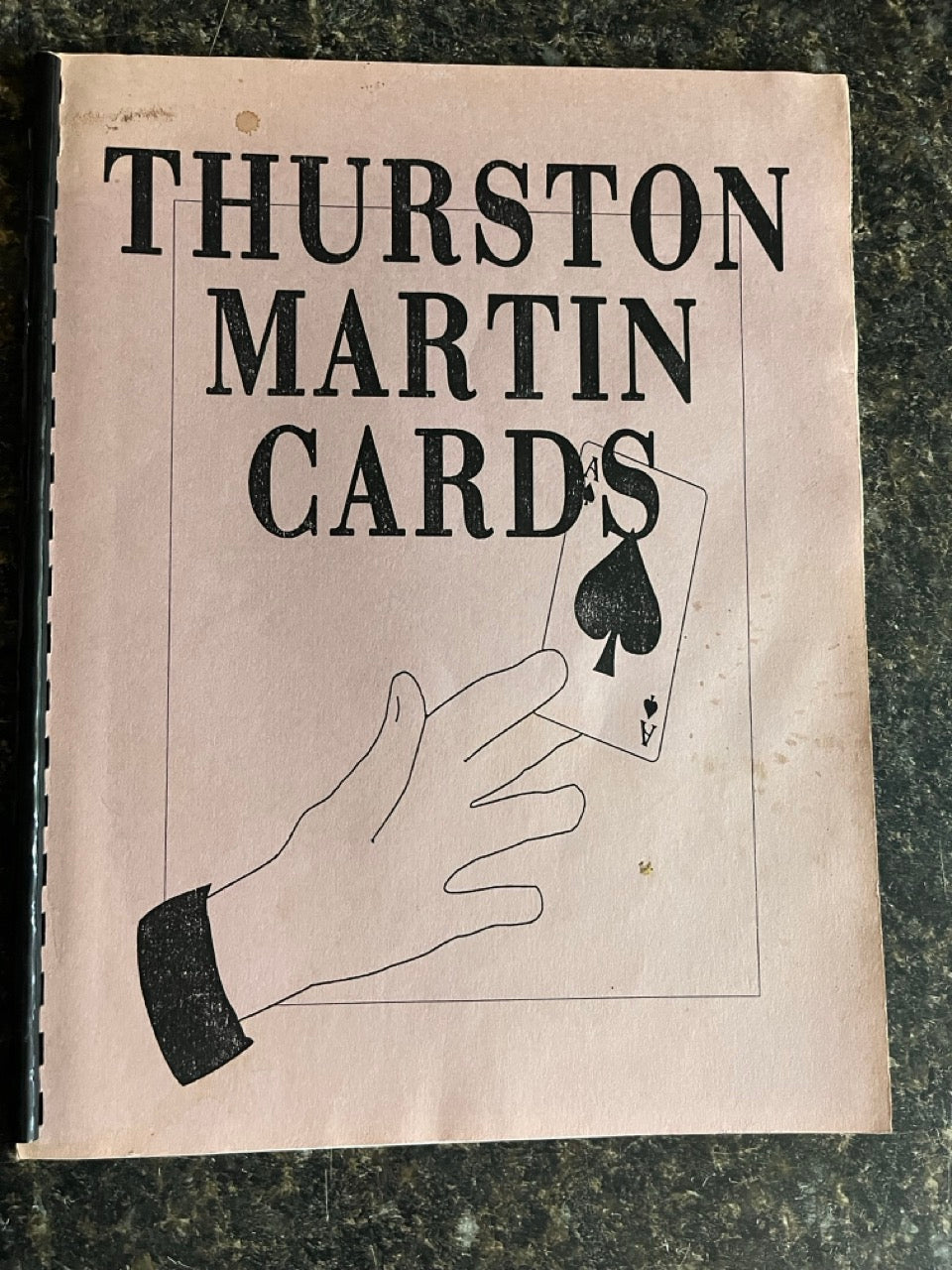 Thurston Martin Cards (Manuscript only) - Richard Robinson