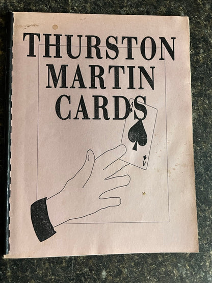 Thurston Martin Cards (Manuscript only) - Richard Robinson
