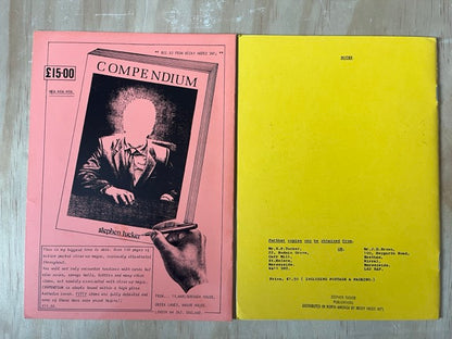 2 Stephen Tucker booklets
