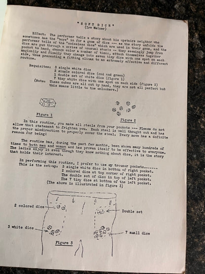 Irv Weiner's "Soft Dice"