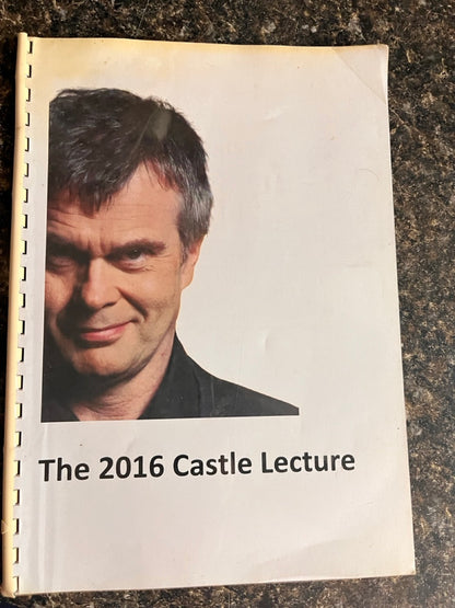The 2016 Castle Lecture - Jean-Jacques Sanvert - SIGNED