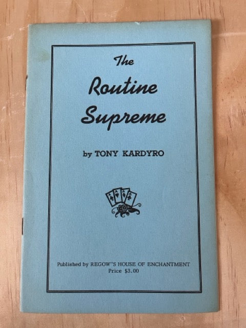 The Routine Supreme - Tony Kardyro