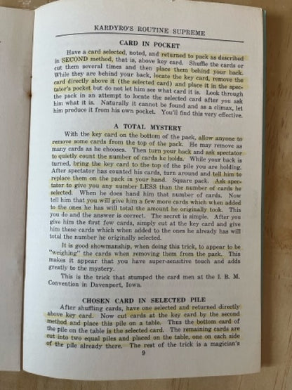 The Routine Supreme - Tony Kardyro