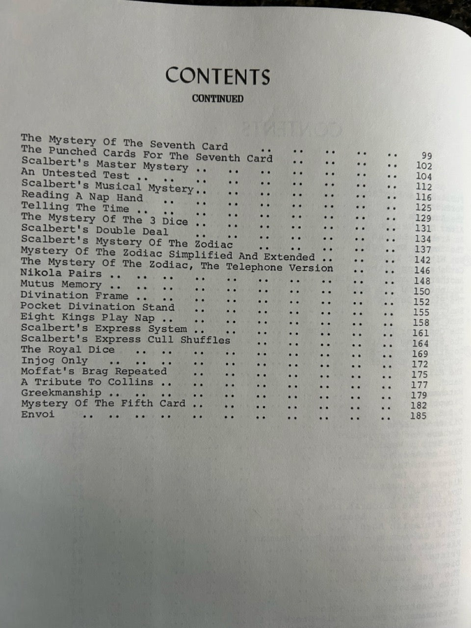 Scalbert's Selected Secrets - Geoffrey Scalbert (LIKE NEW)