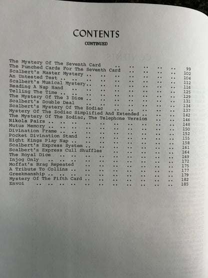 Scalbert's Selected Secrets - Geoffrey Scalbert (LIKE NEW)