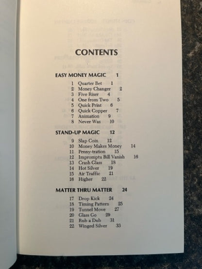 Self-Working Coin Magic - Karl Fulves (USED)