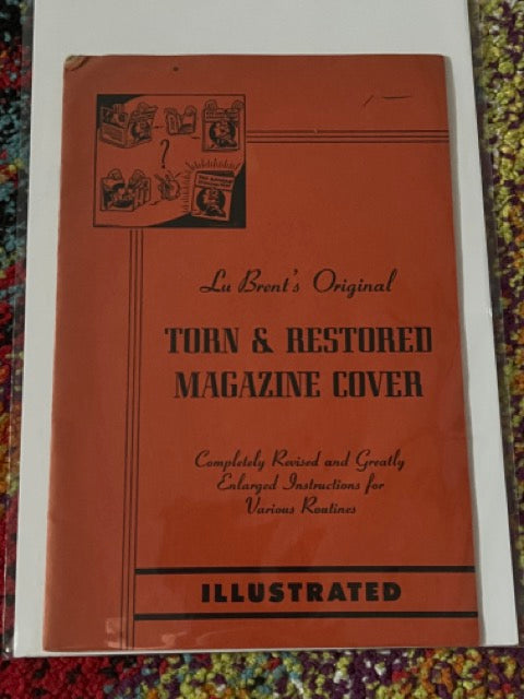 Lu Brent's Original Torn & Restored Magazine Cover