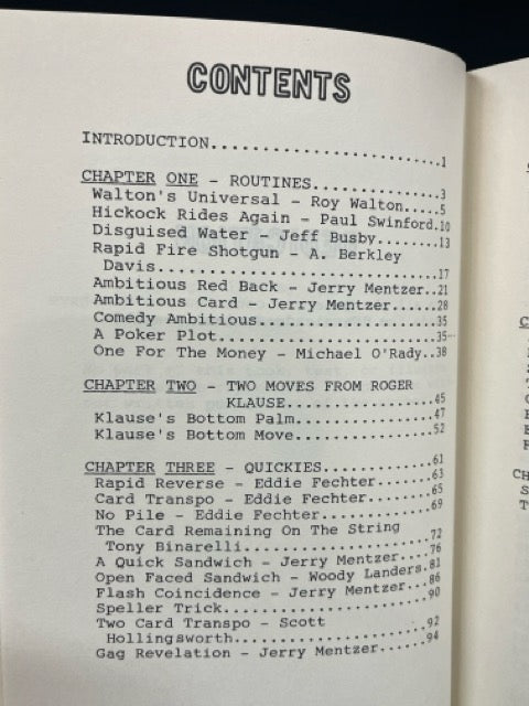 Card Cavalcade Finale - Jerry Mentzer