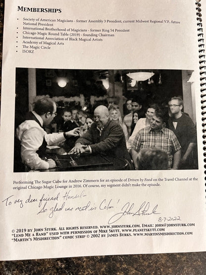 John Stark Lecture Notes: "From Here to Here" - SIGNED