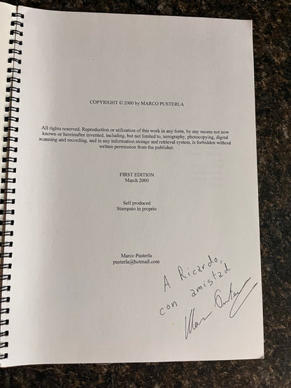 A Londra...a fine secolo...quattro Assi... Marco Pusterla -SIGNED