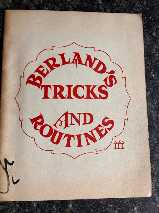 Berland's Tricks and Routines - SIGNED