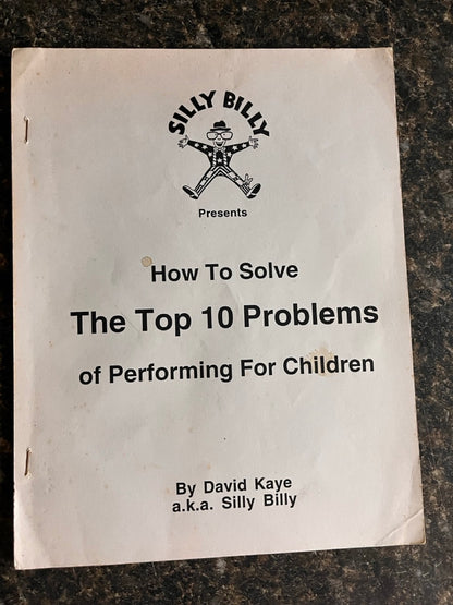 How To Solve The Top 10 Problems of Performing For Children - David Kaye (Silly Billy)