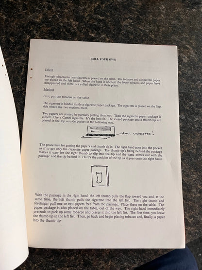 Something Old, Something New. Lecture Notes - Chuck Fayne - SIGNED