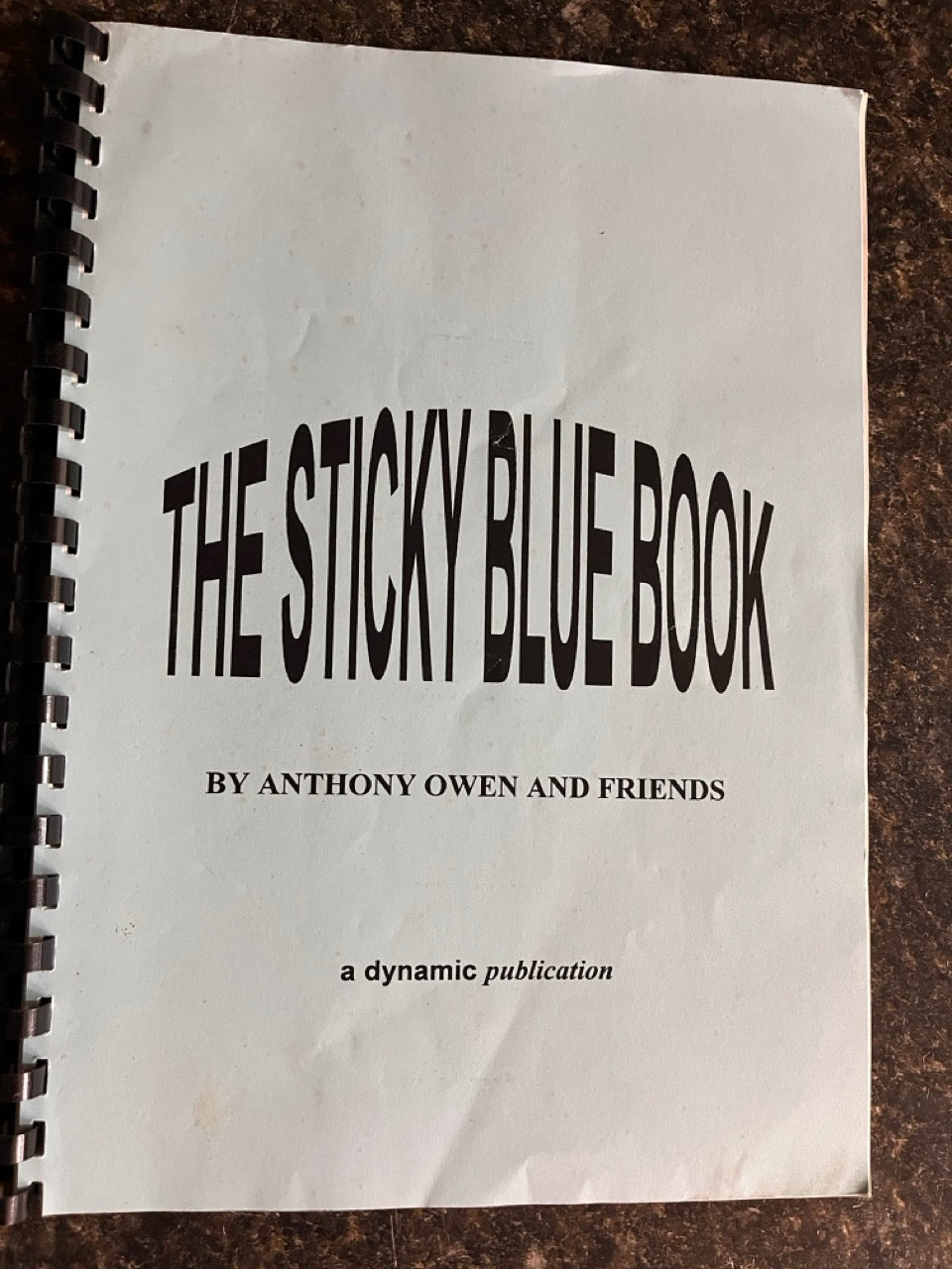 The Sticky Blue Book, 1997 Edition - Anthony Owens and Friends