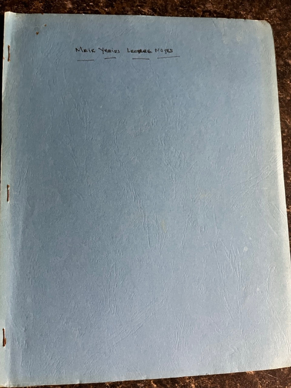 Meir Yedid's Off The Wall Lecture Notes