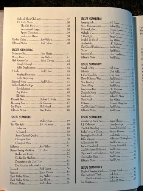 Epilogue - Karl Fulves