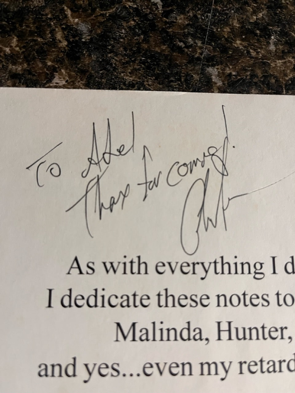 Hurricane Free Magic - Glenn Farrington - SIGNED