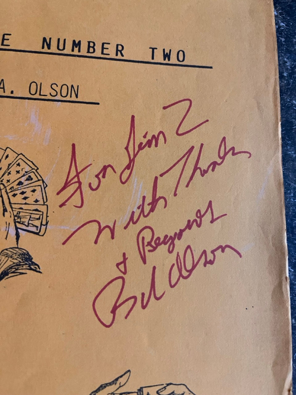 The Secret Out: Magic Lecture #2 - Robert A. Olson - SIGNED