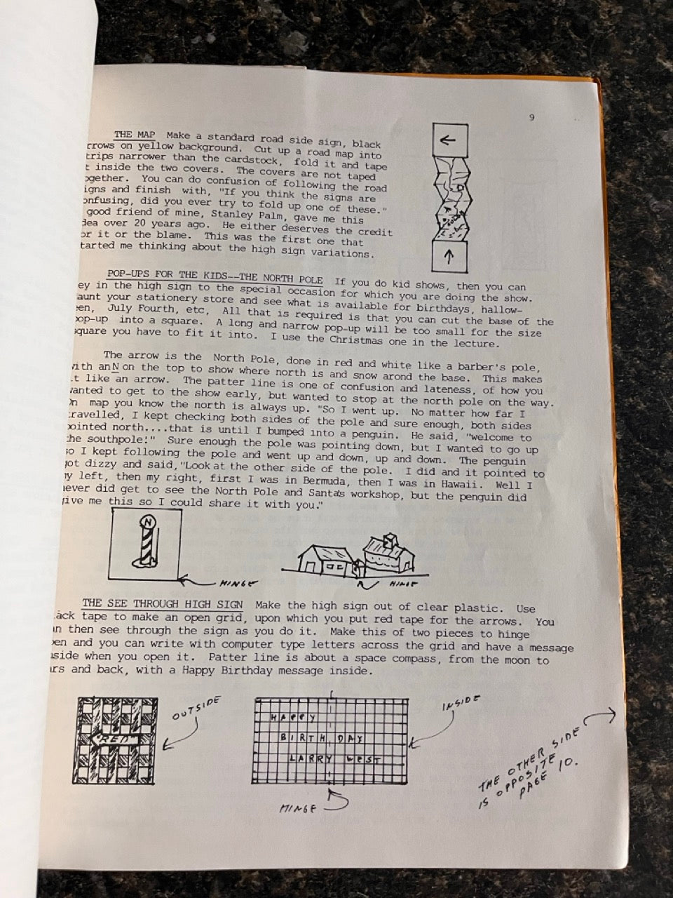 The Secret Out: Magic Lecture #2 - Robert A. Olson - SIGNED