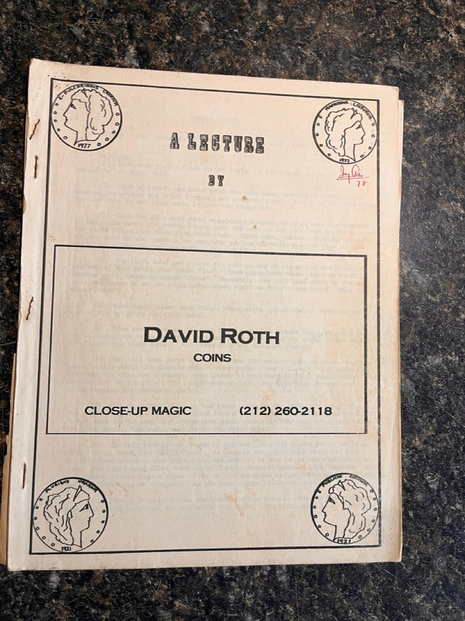 A Lecture By David Roth - Coins