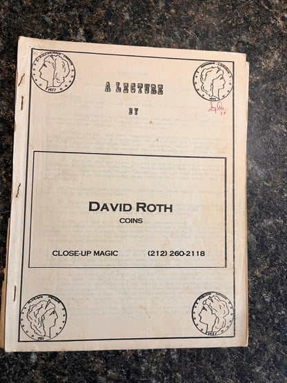 A Lecture By David Roth - Coins
