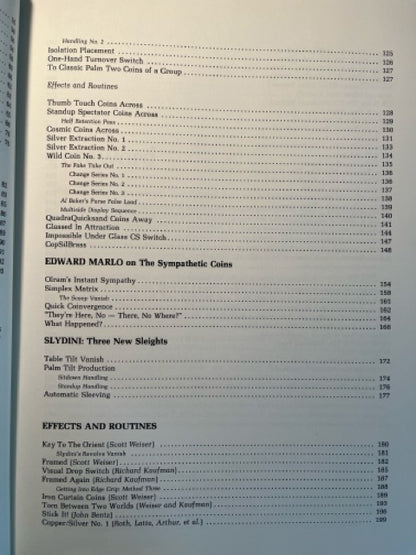 Coin Magic - Richard Kaufman (1992 HC Reprint)