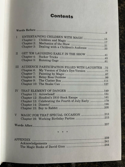 Professional Magic for Children - David Ginn