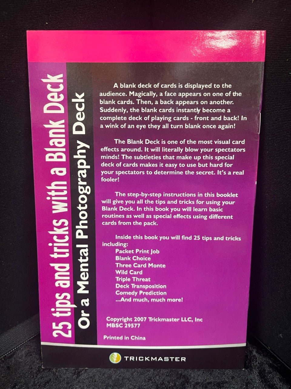 25 Tricks with a Blank Deck (Mental Photography) - Trickmaster