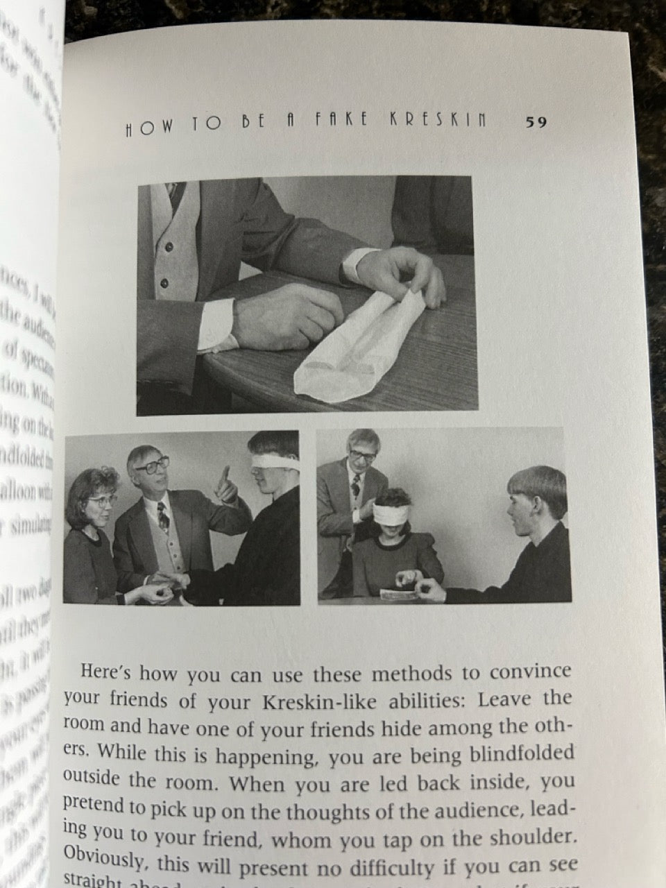 How to be (a Fake) Kreskin - The Amazing Kreskin