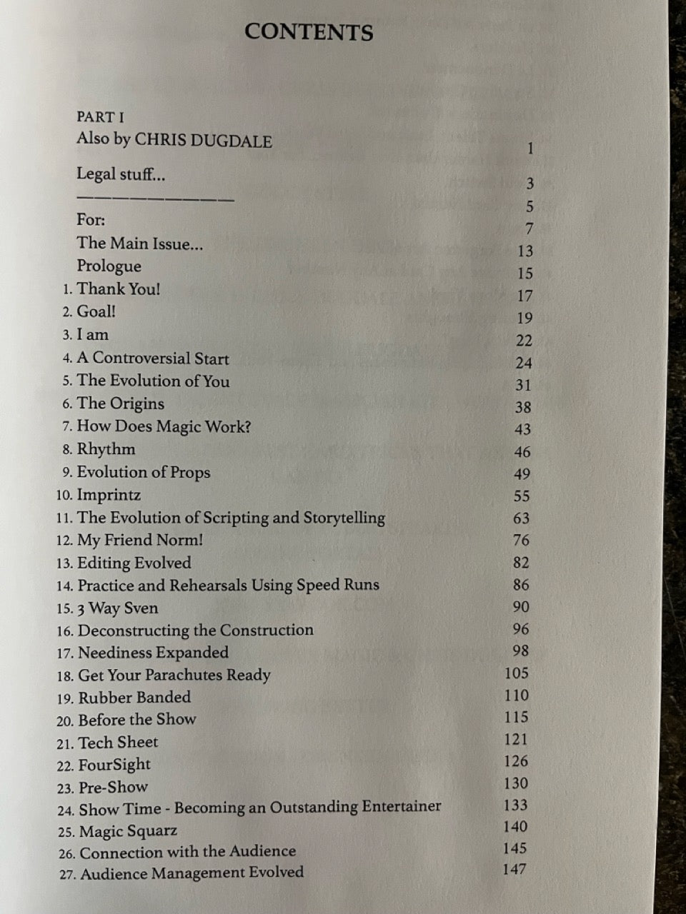 Evolution - Chris Dugdale