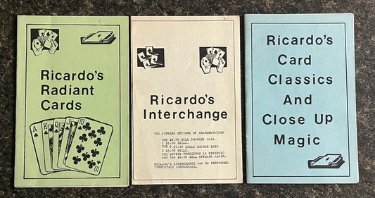 3 Ricardo's Booklets - Frank Pemper