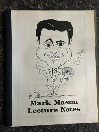 Mark Mason Lecture Notes