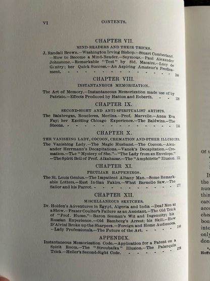 Leaves from Conjurers' Scrap Books - H.J. Burlingame (1971 Facsimile Reprint)