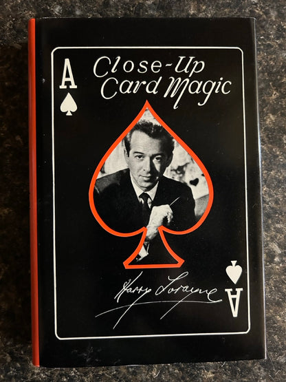 Close-Up Card Magic - Harry Lorayne - SIGNED