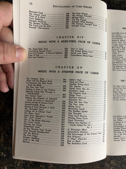 Encyclopedia of Card Tricks - Jean Hugard (LIKE NEW)