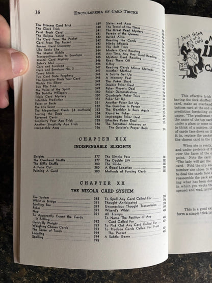 Encyclopedia of Card Tricks - Jean Hugard (LIKE NEW)