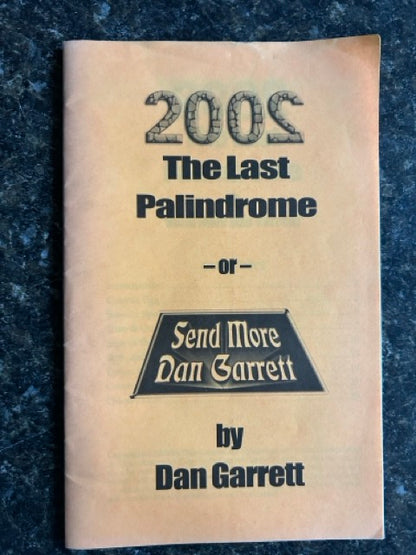 2002: The Last Palindrome - Dan Garrett