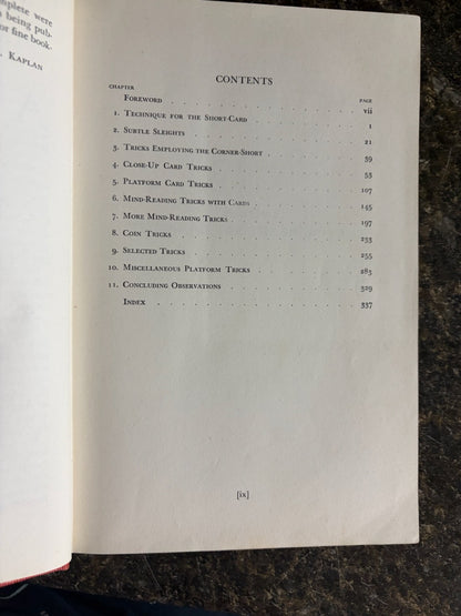 The Fine Art of Magic - George C. Kaplan (1st edition)