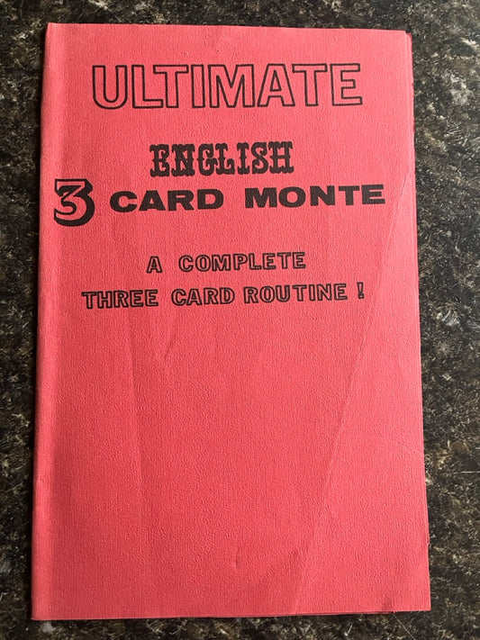 Ultimate English 3 Card Monte - Jerry Mentzer