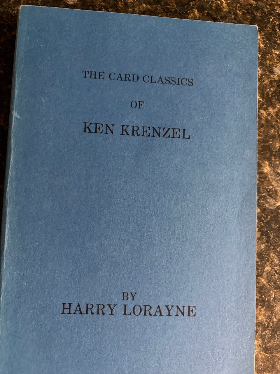The Card Classics of Ken Krenzel - Harry Lorayne - softcover